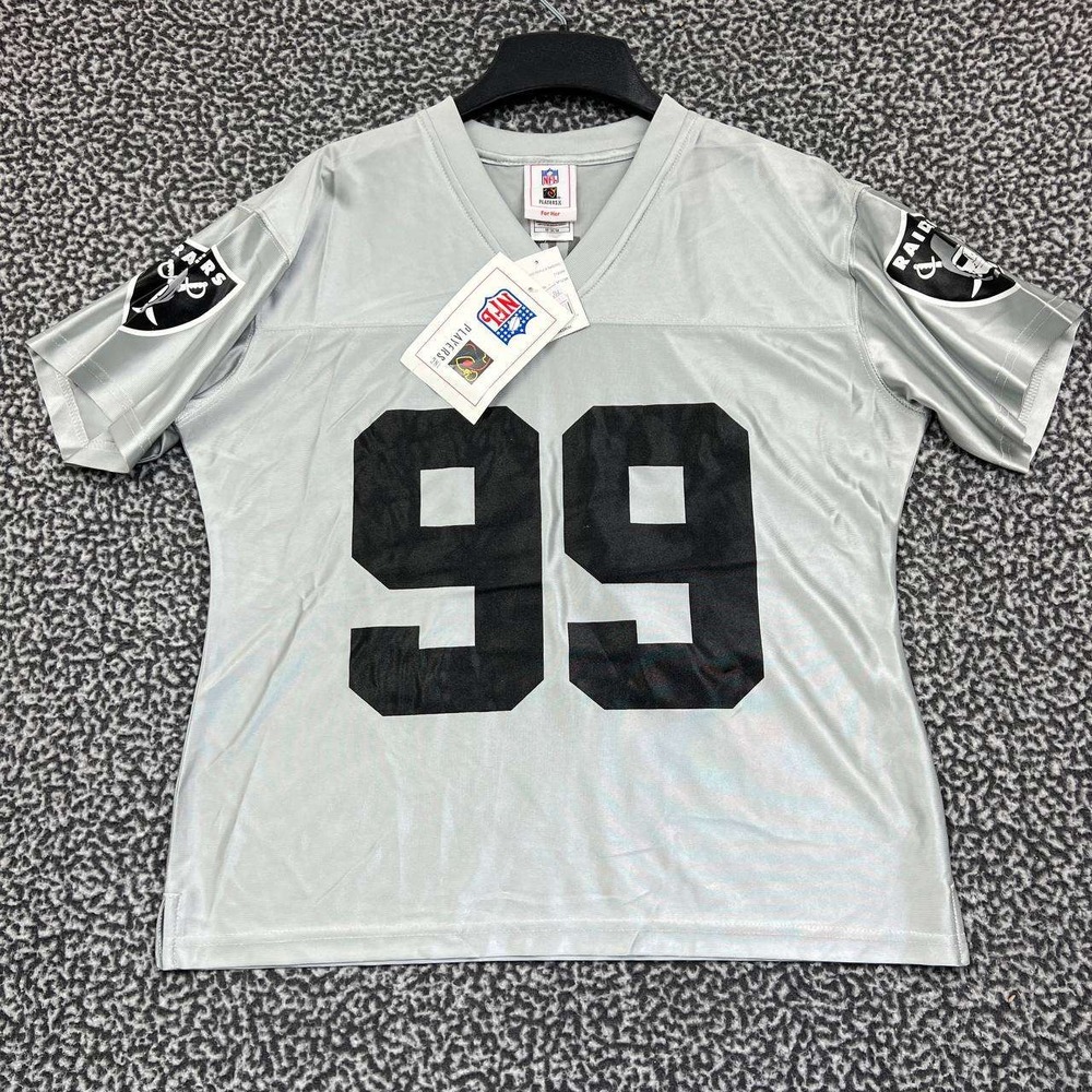 Las Vegas Raiders Sapp #99 Jersey Shirt Youth Girl Medium NFL Short Sleeve New M